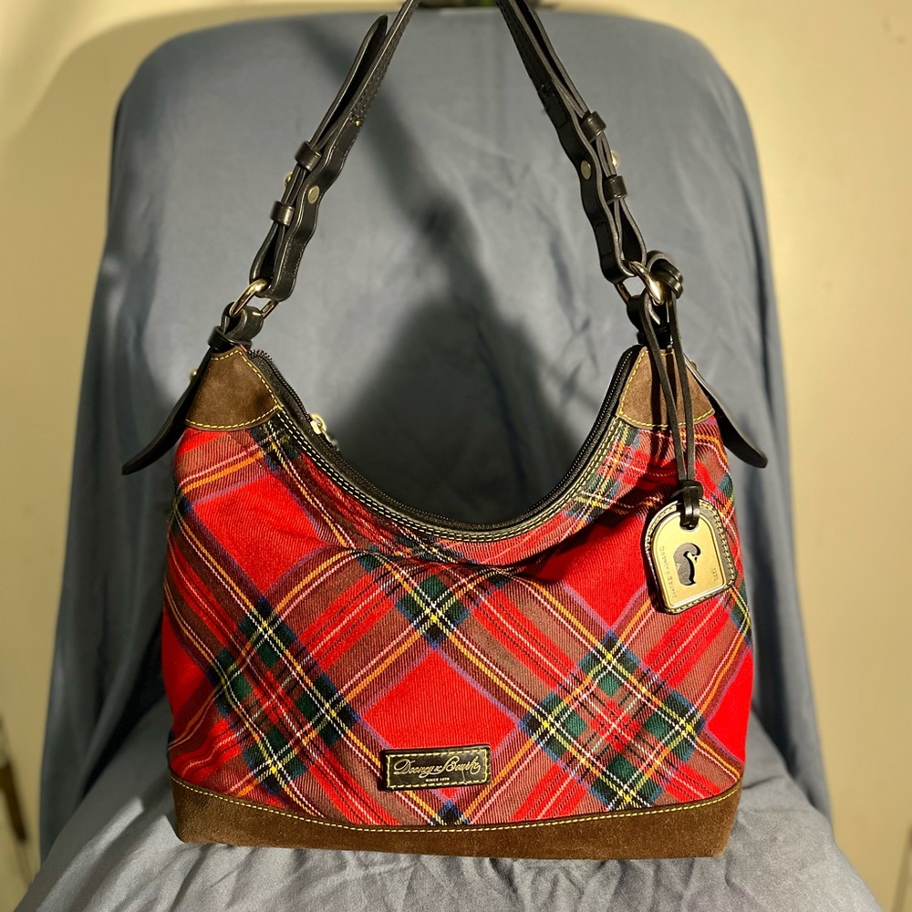 Dooney & Bourke Dooney Red Tartan Plaid Handbag
